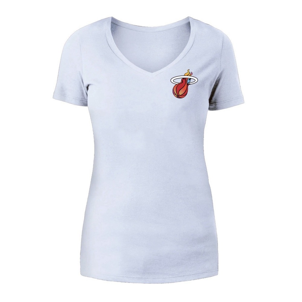 Miami Heat KYLE LOWRY NEW ERA MIAMI MASHUP VOL. 2 WOMEN'S TEE White M